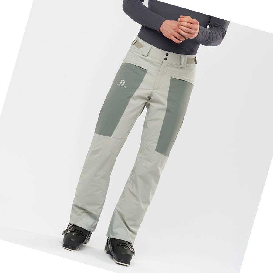 Pantalones De Esquí Salomon BRILLIANT Hombre Verde Oliva | MX 3138HAP